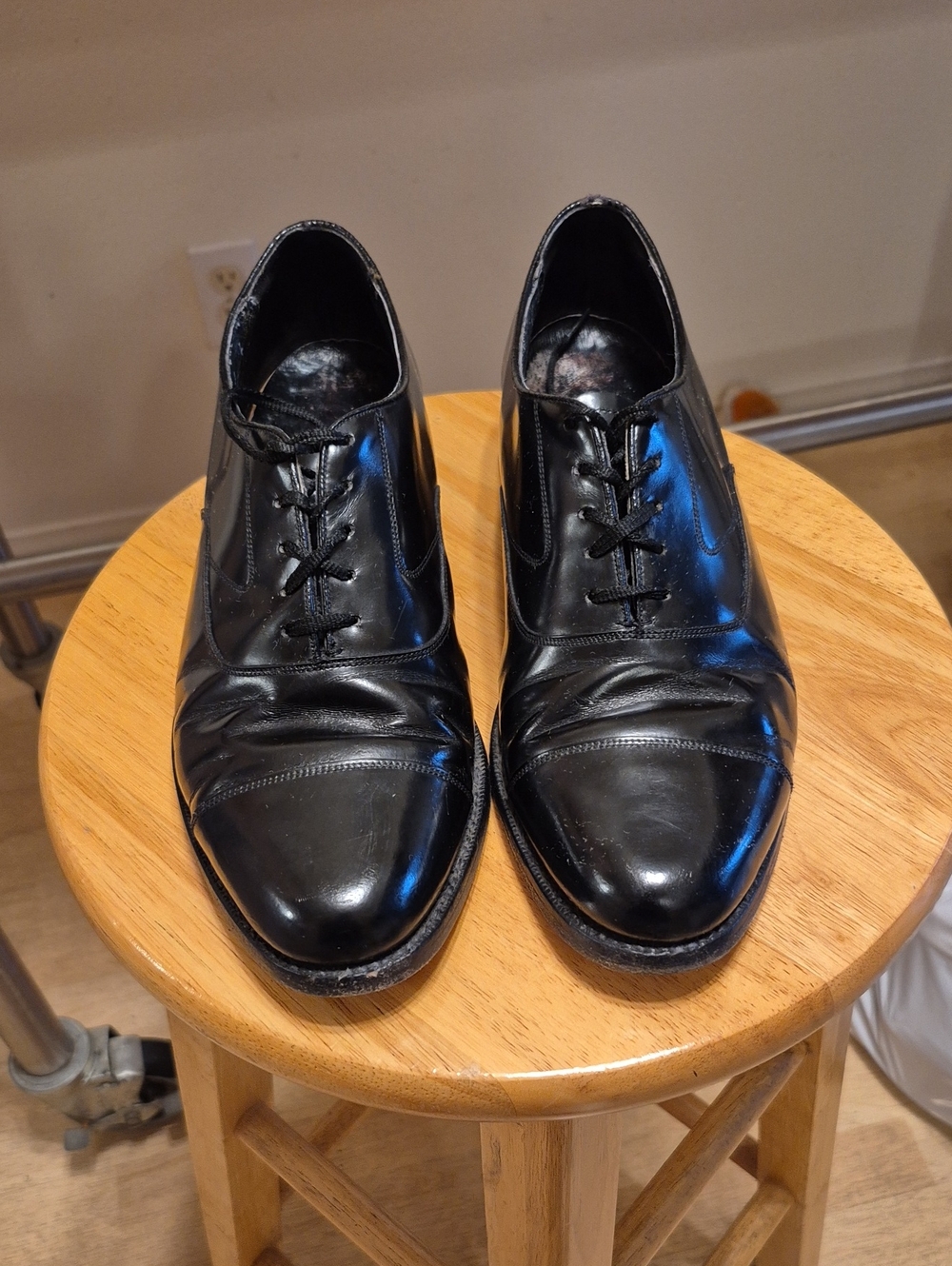 Biltrite Imperial Black Flexible Fiber Oxfords